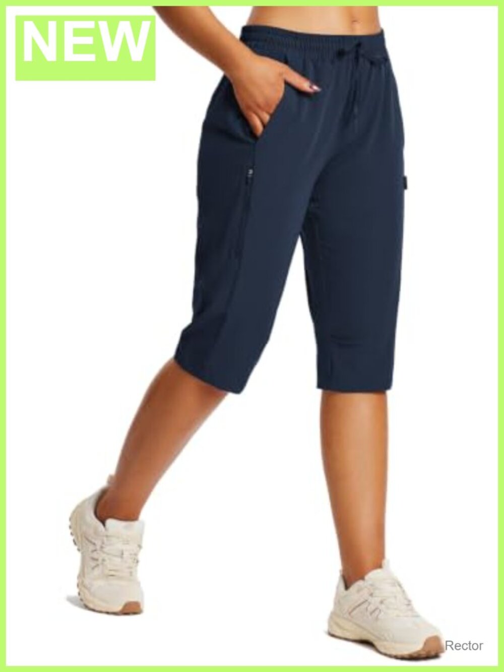Women's Below Knee Hiking Shorts Quick Dry UPF 50+ 4-Way Stretch